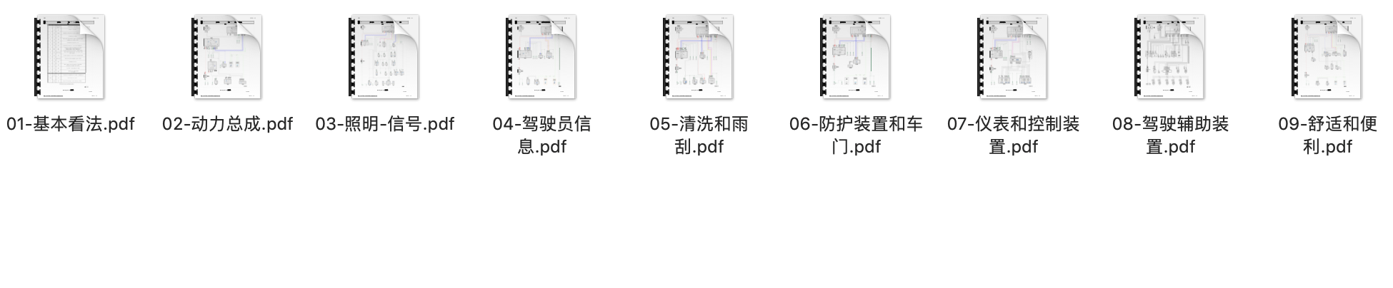 2013款标致3008全车电路图维修手册