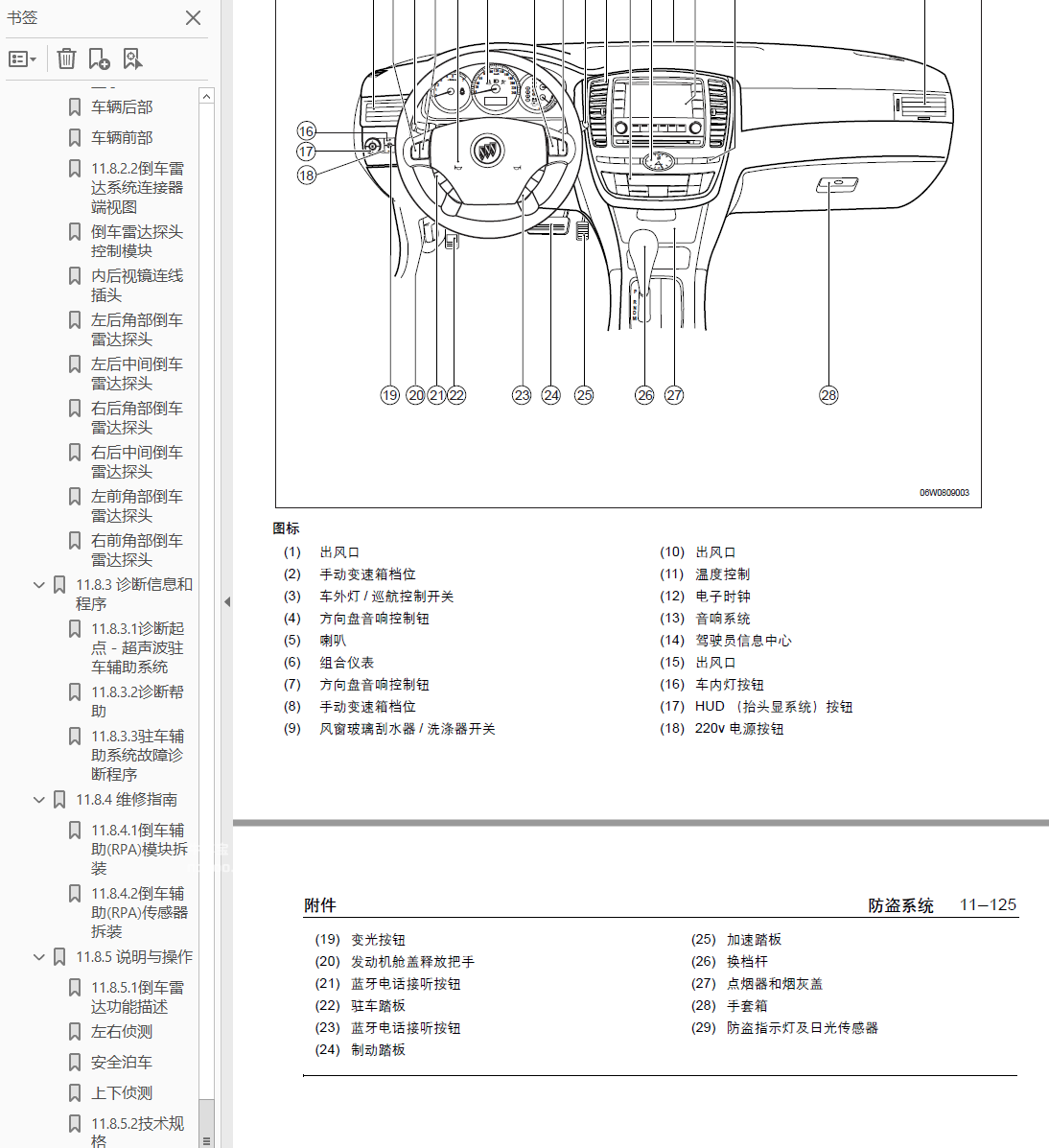 2006款别克君越SGM 7240/SGM7305电路图+维修手册