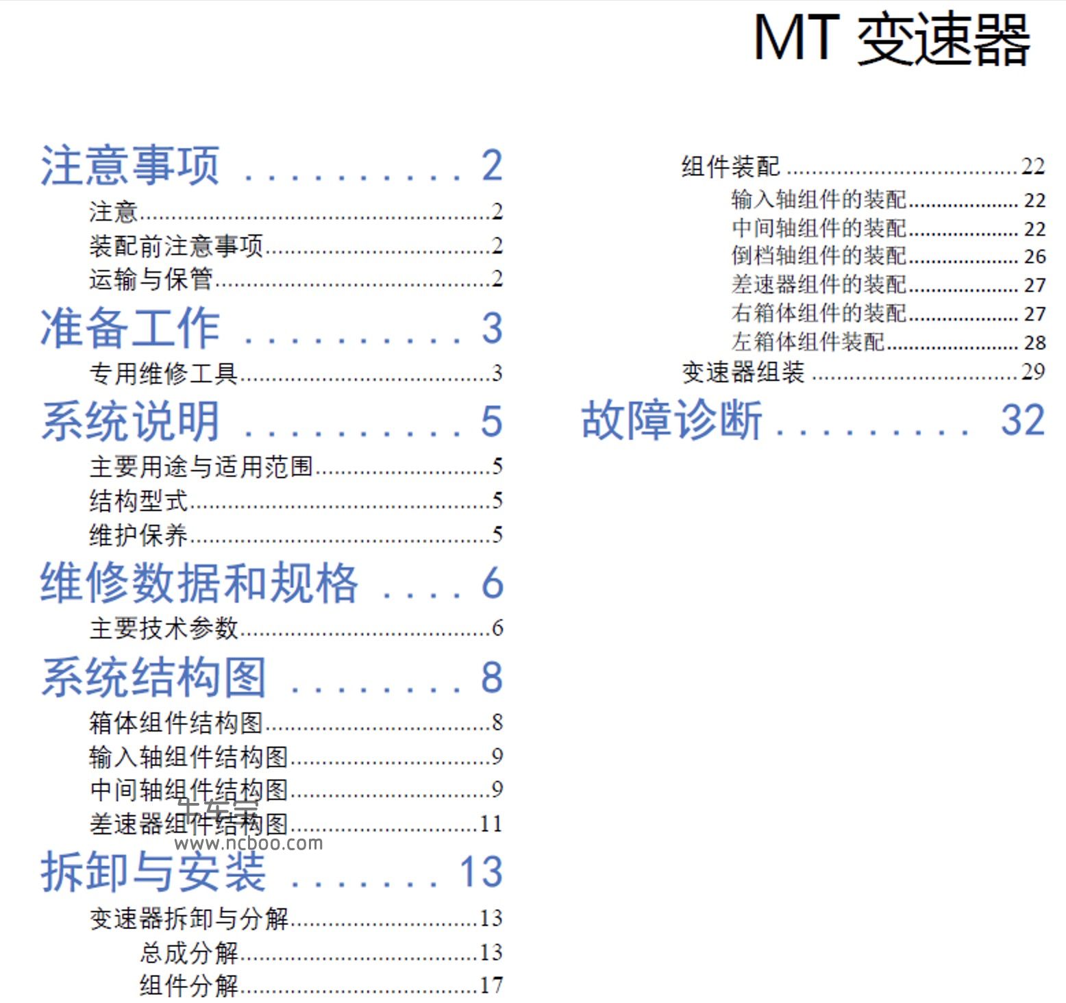2018-2019款东风风行T5原厂维修手册和电路图下载