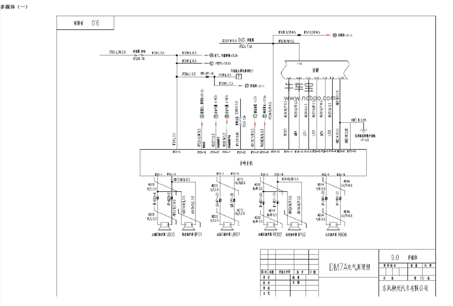 2016-2017款东风风行CM7原厂维修手册和电路图下载