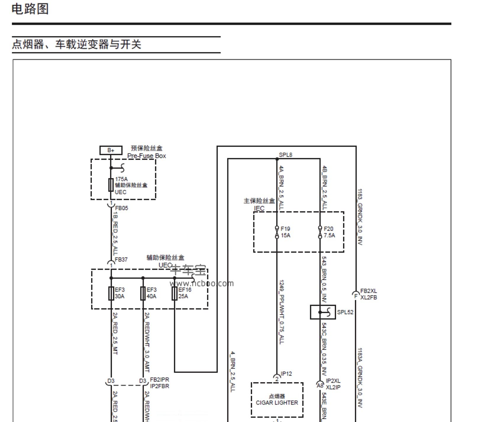 上汽大通V80空调电路图图片