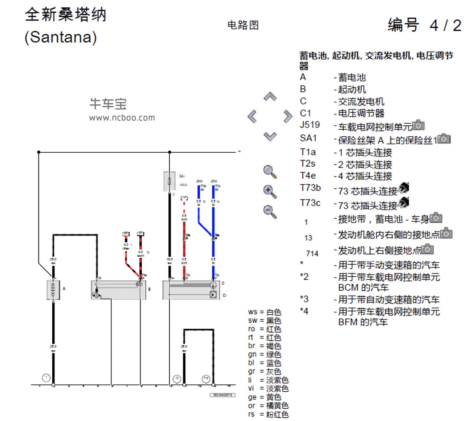 20172019款大众桑塔纳原厂电路图资料下载