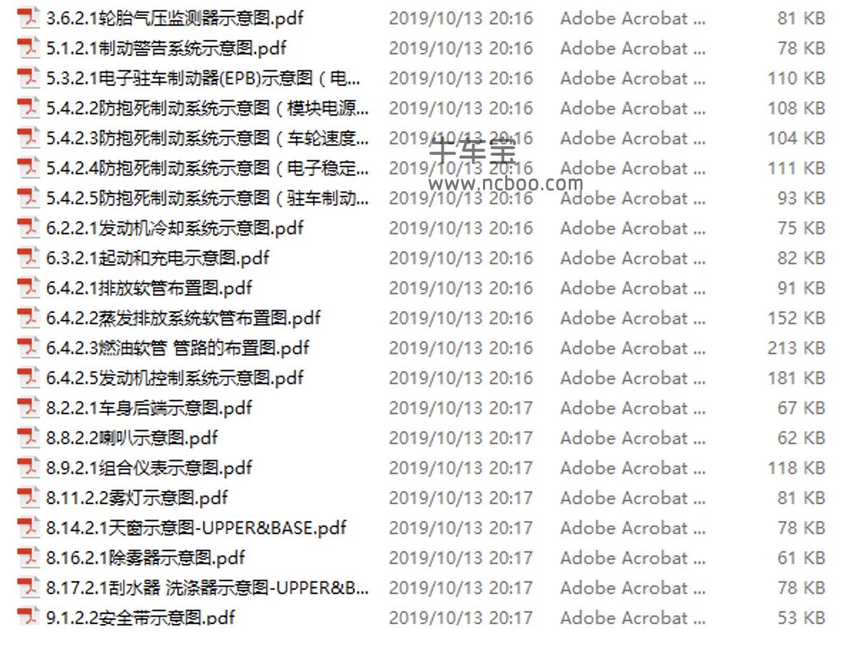 2009款别克林荫大道电路图手册下载
