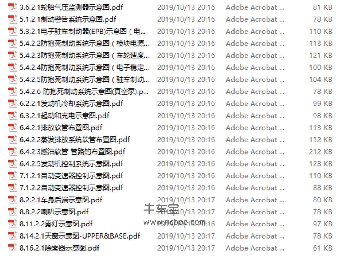 2012款别克林荫大道维修手册和电路图下载