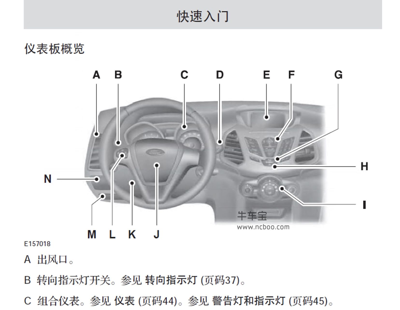 2013-2017款福特翼搏产品使用说明书-用户手册pdf电子版下载