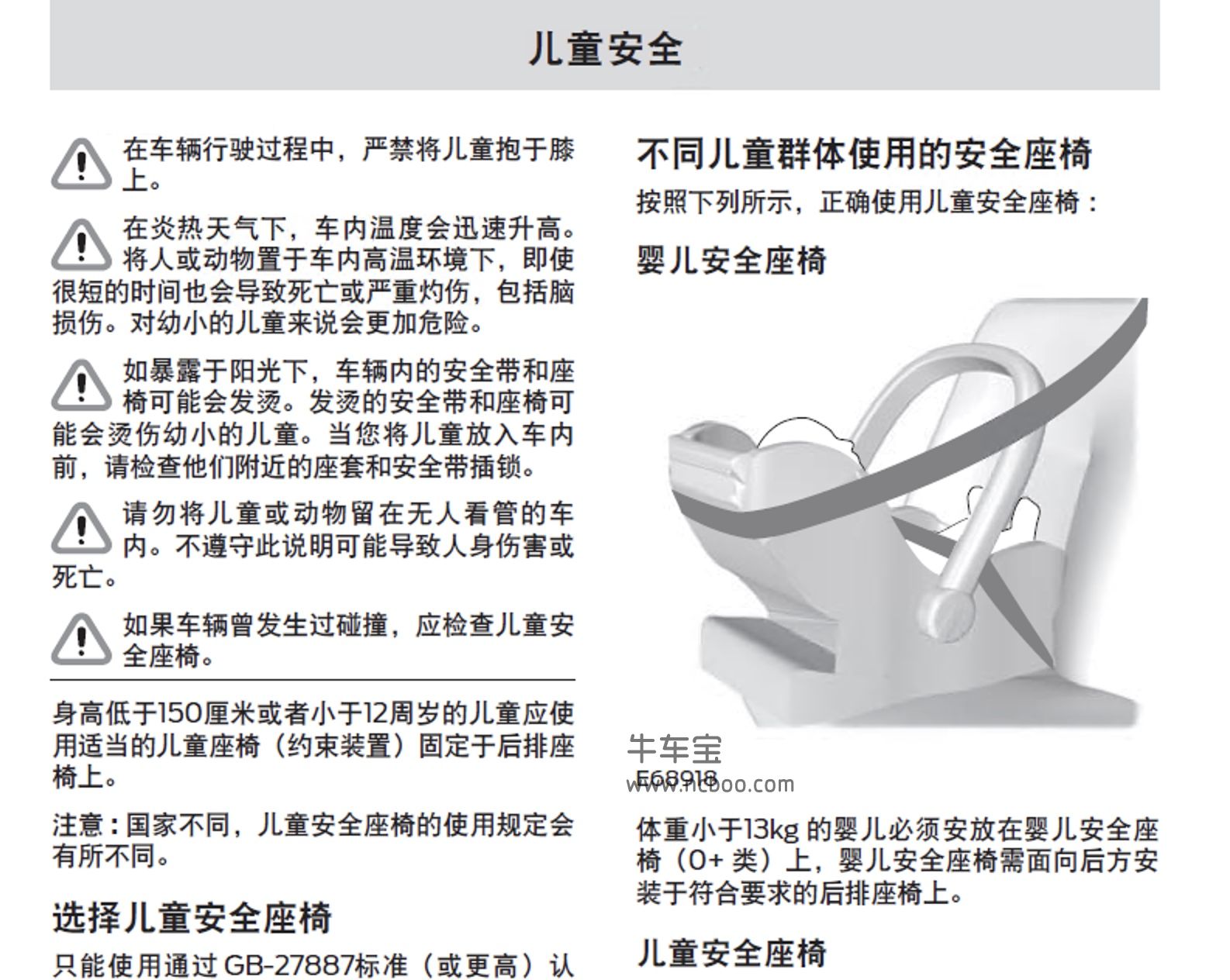 2018-2019款福特翼搏用户手册产品使用说明书pdf电子版下载